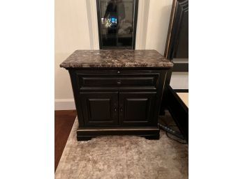 Pair Of Marble Top Bedside Tables