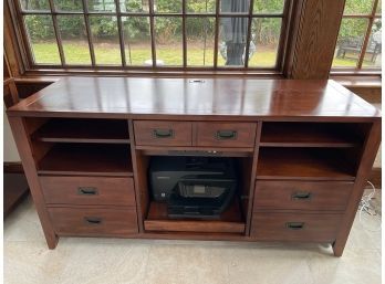 Hooker Office Credenza And Printer