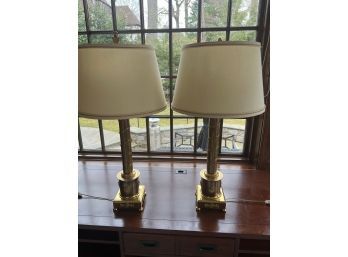 Pair Of Vintage Lamps