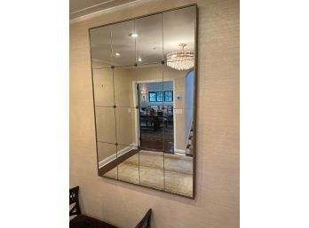 Restoration Hardware Mirror Divided With Rosettes