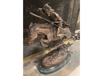 Frederic Remington's The Cheyenne In Bronze