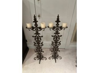 Iron Candle Holders