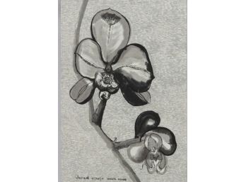 Orchids I, 2011 LL Ink On Rice Paper
