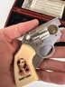 Wyatt Earp Revolver Knife With Case And Badge