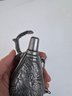 Rare Pewter Zinc Black Powder Holder Ornate