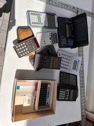 Calculator Lot Including Ultra Rare HP 25c