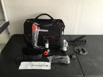 Husky Tool Bag, With A Jack & Valves