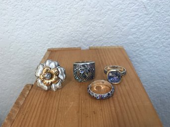 Lot Of Decorative Rings