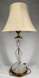Beautiful Vintage Cut Glass Lamp