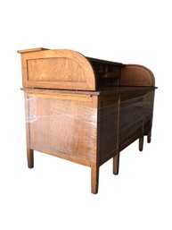 Beautiful Antique Oak Roll Top Desk From Northern Minnesota