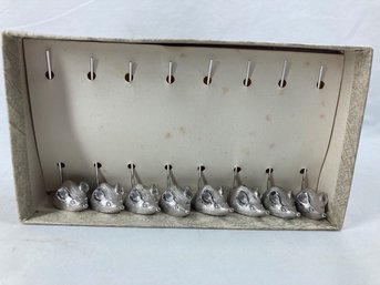 Nice Set Of Metal Mice Cheese Servers