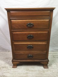 Wonderful 26' Tall Jewelry Chest With Red Felt Drawers