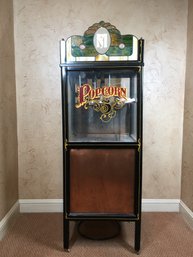 Vintage Stained Glass Top Popcorn Machine