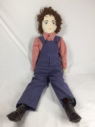 Vintage Farmer Doll