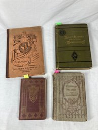 Group Of Ornate Covered Antique Books