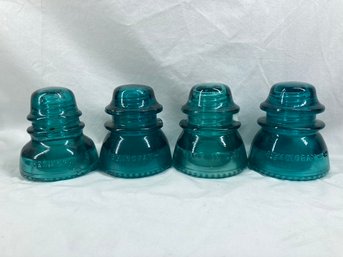 Set Of Vintage Hemingray Insulators