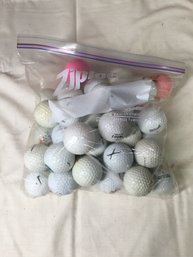 Bag Of Assorted Golf Balls