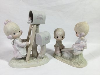 Precious Moments Figurines With Mailbox