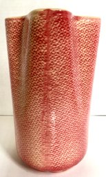 Pink Vintage Shawnee USA Textured Vase