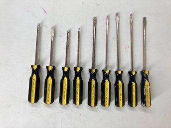 Collection Of Stanley Screwdrivers