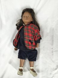 Vintage Doll Figurine - See Photos For Condition- Face Has Damage