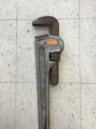 Big  36 ' Gray Pipe Wrench