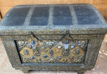 Elegant Antique Nepalese Wedding Trunk