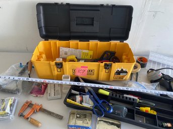 Loaded Toolbox With Assorted Tools