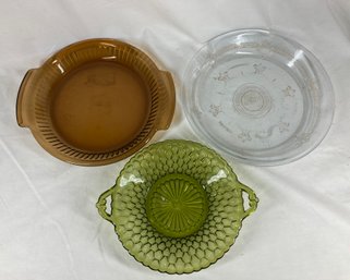 Depression Glass Salad Bowls