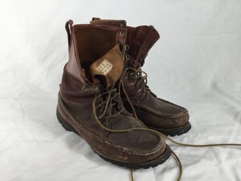 W. C. Russel Moccasin Co. Reddish Brown Boots Size 9 1/2