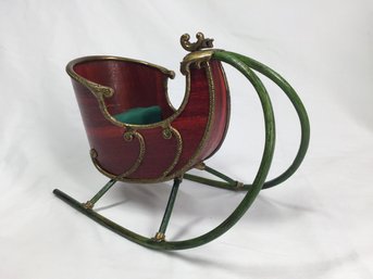 Victorian Christmas Display Sleigh