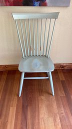 Pale Gray/blue ETHAN ALLEN American Artisan Collection Dining Chair