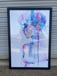 Big Framed Art Print- 'Loss' By Agnes Cecil