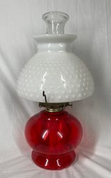 Glass Oil Lamp