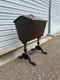 Victorian Era Sewing Stand Cabinet