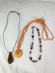 Set Of Thin Assorted Necklaces