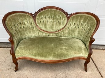 Vintage Green Decorative Couch