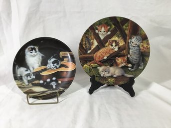 Cat Decorated Plates