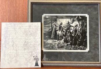 Rare Antique Richard Throssel Photograph Of Native American Sundance Ceremony