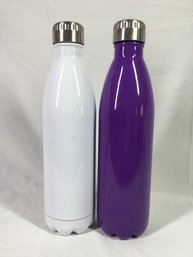 Two Metal Water Bottles