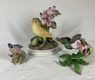 Assorted Ceramic Birds