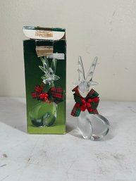 Vintage Decorative Glass Reindeer