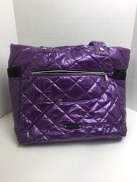 Cute Calvin Klein Brand Purple Puffer Hand Bag