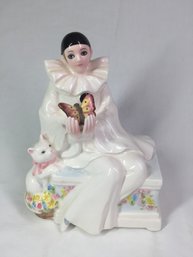 Lady And Cat Sculpture