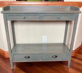 Console With Storage Drawers