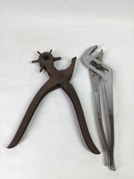 Leather Punch And Pliers