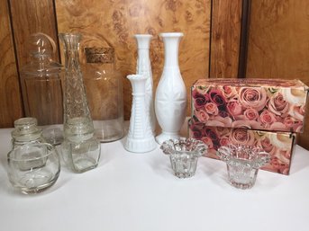 Various Vases & Glass Vessels