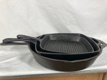 Set Of Cast Iron Pans