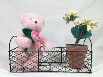 Stuffed Bear With Little Flower