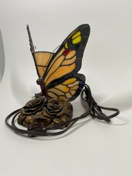 Sweet Stained Glass Butterfly Table Lamp